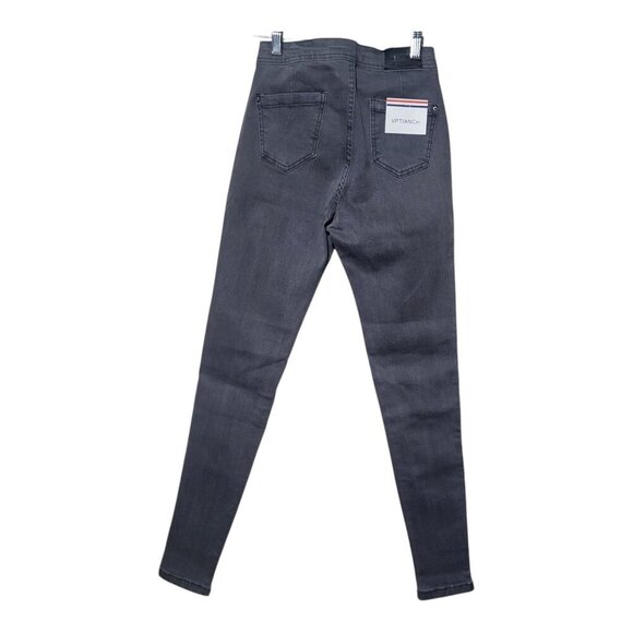 Vptianch Womens skinny Fit High-Waisted Grey Stretch Denim Jeans Womens Waist 23 - Picture 12 of 12